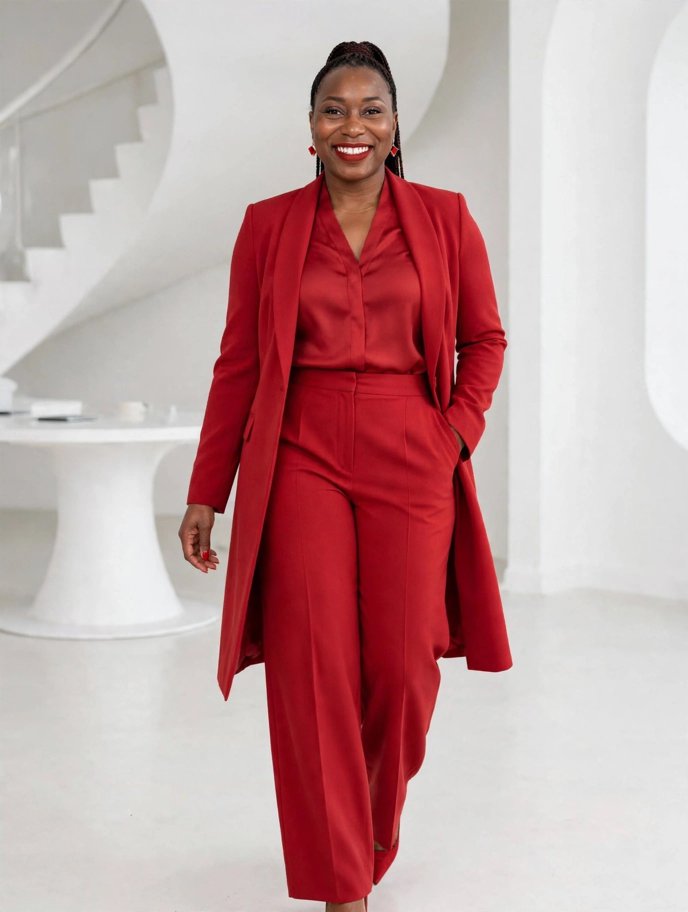 Business Branding — Client Feature · Power Red